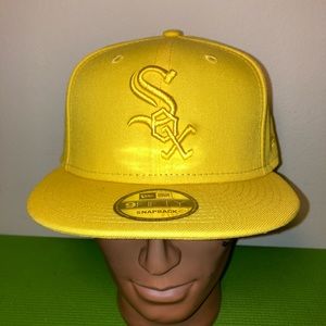 Men's New Era Yellow Chicago White Sox Spring Color Pack 9FIFTY Snapback Hat